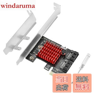 �y���������zELUTENG SATA ���݃{�[�h 6Gbps���x pcie sata ���� 2�|�[�g sata ���� �g���J�[�h PCI Express x1 X4 X8 X16�p ��^/���^�V���[�V���g�p�ł� Windows10/8/7/Vista�ȂǑΉ� SATA expansion board 2ports