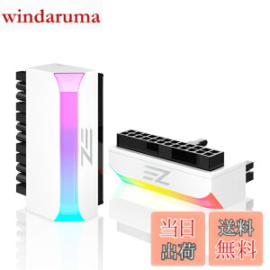 �y���������zEZDIY-FAB ATX 24�s�� 90�x�d���A�_�v�^�[ 5V 3�s��ARGB���� ���X�|�I�X �}�U�[�{�[�h�p �z���C�g - 1��