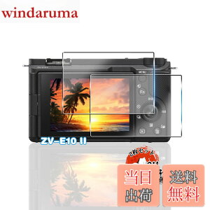 �y���������z�p SONY ZV-E10 II �K���X�t�B���� 2�� �y���YAGC���Ɏq�f�ށz �p ZV-E10 II �t�B���� �S�ʕی�
