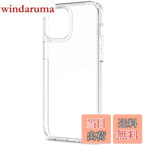 �y���������zSpigen �y�n��18�N�̋Z�p�́z iphone 12 Pro Max �P�[�X �N���A �ϏՌ� �ČRMIL�K�i�擾 ��d�\�� MagSafe �[�d ���菝�h�~ �E���g���E�n�C�u���b�h ACS01618 (�N���X�^���E�N���A)