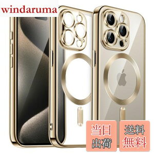 yzJETech iPhone 15 Pro 6.1C`p \tgNAP[X JYSی MagSafeCX[dΉ ϏՌ dCbLTPUJo[ (S[h)