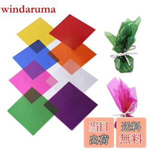 【送料無料】happykau セロファン カラーセロハン 8色 160枚セット 19x19cm 子供達の工作 DIY 装飾 梱包 卒業ギフトラッピング用 手芸 紙 フィルム (19x19cm*160枚)