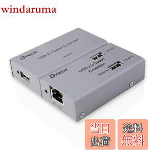 yzDTECH USB GNXe_[  4|[g USB2.0 GNXe_[ 4z ő50m Cat5/5e Cat6/6e LANP[ugp dA_v^[ USBP[ut