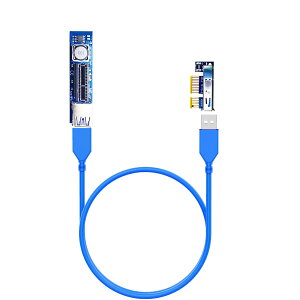 yzGLOTRENDS UEX101 600mm PCIe 3.0 X1CU[P[uiPCIe WiFiJ[hAM.2 PCIeJ[hAFireWireJ[h, USB PCIeJ[hATEhJ[hjɑΉ