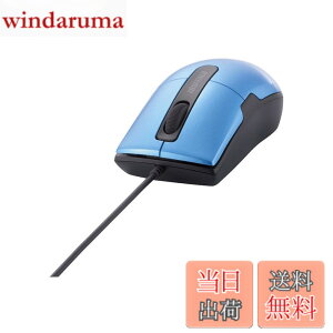 �y���������z�o�b�t�@���[ BUFFALO �L��BlueLED�}�E�X �É�/3�{�^��/S�T�C�Y �u���[ BSMBU26SSBL