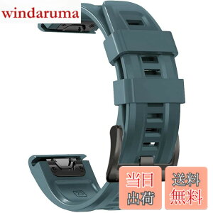 �y���������z[YOCAHU] QuickFit 22 mm �o���h �����p for GARMIN(�K�[�~��) Fenix 7 Pro Solar/Approach S70 47mm/Forerunner 965 �Ή� �X�g���b�v �V���R�� �x���g �_�炩�� �h���� �K�[�~�� �p �����o���h (Lake Blue)