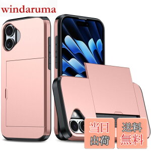 �y���������zfor iPhone 16 / iPhone 17 Pro �K�p �P�[�X �J�[�h���[ �w�� �蒠�^ �A�C�t�H�� 16/17 �P�[�X �J�[�h���� �ČRMIL�K�i �ϏՌ��ŋ� iphone17 �g�уP�[�X �����h�~ �S�ʕی� �w��h�~ ��ʃ���