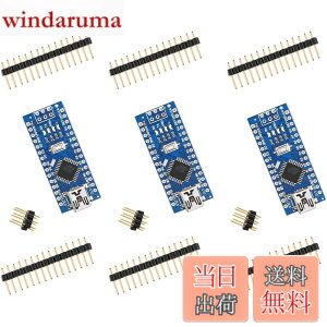 �y���������zELEGOO Arduino�p Nano�{�[�h V3.0 Nano V3.0�݊� 3�Z�b�g