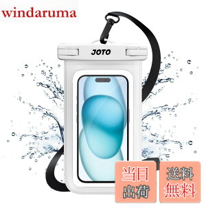 �y���������zJOTO �h���P�[�X 2���Z�b�g �X�}�z�p IPX8�F��iPhone16/15/14/13/12 Pro Max Galaxy S24/S23 Ultra Pixel 8 Pro �Ή� 7�C���`�܂� �w��F�ؑΉ� ���C �C �v�[�� �ނ� �A�E�g�h�A ��|���� -�u���b�N �F
