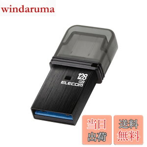 �y���������z�G���R�� USB������ USB3.2(Gen1) Type-C �L���b�v�� �F�F�u���b�N�A�T�C�Y�F128GB