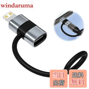 �y���������zlightning usb-c �ϊ��A�_�v�^ typec lightning �ϊ� 2���� ���@��Ή� USB-C����/iPad/iPhone 60W PD�����[�d �M�ی�݌v �[�d&�����\ �ő�480Mbps�]�����x �A���~����➑� �F�F���C�g�j���O