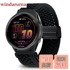 �y���������z[KeeFos] 22mm �o���h Garmin(�K�[�~��) Venu 4 45mm/Venu 3 45mm/2/Forerunner 570 47mm/265/255/Vivoactive 4/Active�Ή� �����o���h �i�C�����f�� ���C�o�b�N�� �}�O�l�b�g���o�b�N�� �ւ��x���g �҂ݕ� 