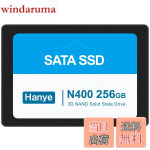 �y���������zHanye SSD 3D NAND TLC�̗p ����2.5�C���` SATAIII 6Gb/s 520MB/s �A���~��➑� ���K�㗝�X�i ����3�N �T�C�Y�F256GB