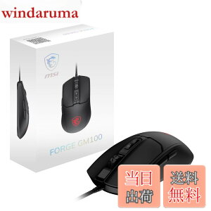 �y���������z�y����zMSI FORGE GM100 �I�v�e�B�J�� �Q�[�~���O�}�E�X �L�� MS0716 �F�F�u���b�N