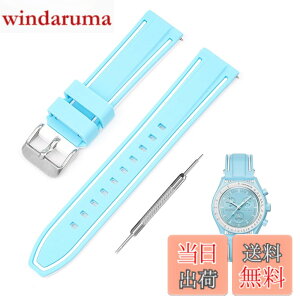 �y���������z[Jumpsunfun] 20mm ���v�o���h for SwatchxOMEGA Speedmaster MoonSwatch �X�E�H�b�`�ƃI���K�p�V���R�����v�x���g Quick Release �����H��t�� �F�F���C�g�u���[�E�z���C�g���C��
