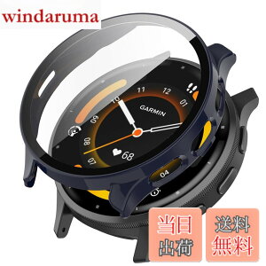 �y���������zTOORQR For GARMIN Venu 3�Ή� �P�[�X �K�[�~��Venu 3 �g�E�H�b�`�P�[�X �����K���X ��̌^ �ϏՌ� PC�f�ޒ����^ ���h�~ �S�ʕی� �w��h�~ ��U�h�~ �����x �����ߗ� venu 3 �p �J�o�[ 45mm 