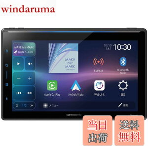 �y���������zPioneer �p�C�I�j�A �f�B�X�v���C�I�[�f�B�I AppleCarPlay AndroidAuto�Ή� Wi-Fi���[�^�[ �Z�b�g �F�F�u���b�N�A�T�C�Y�F10.1�C���`
