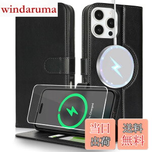 �y���������zSZBQBmagsafePW for iPhone16 leather case �F�F�u���b�N�A�T�C�Y�FiPhone 16 Pro