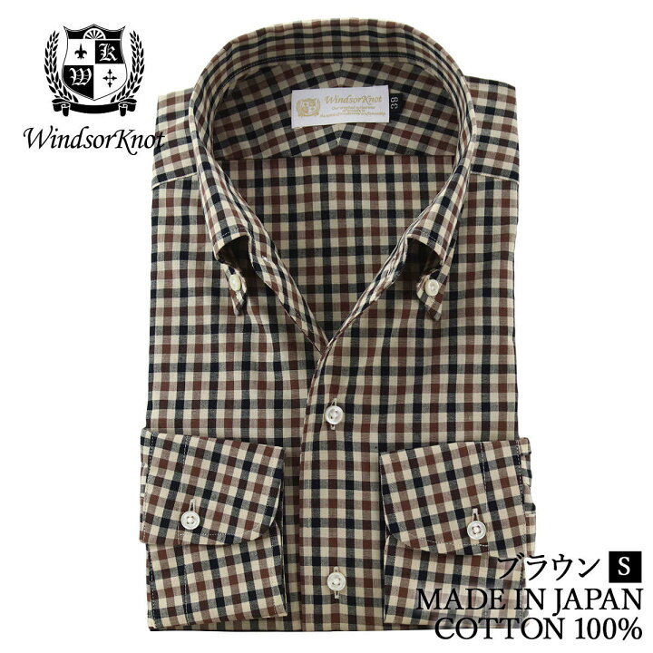 楽天市場】ワイシャツ イタリアンカラー シャツ チェック ボタンダウン  