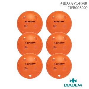 ysbN{[z_CAf ItBV sbN{[ ChA {[ 6PK (DIADEM THE OFFICIAL PICKLEBALL INDOOR BALL 6PK TPB00600) 24SS