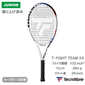 yグς݁zeNjt@Co[ T-t@Cg `[ 26 (tecnifibre T-FIGHT TEAM 14FIGTE326) WjA dejXPbg 23SSy[J[񂹏iz