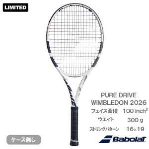 �o�{�� �s���A�h���C�u �E�B���u���h�� 2026�iBabolat PURE DRIVE WIMBLEDON 101566�j�d���e�j�X���P�b�g 26SS