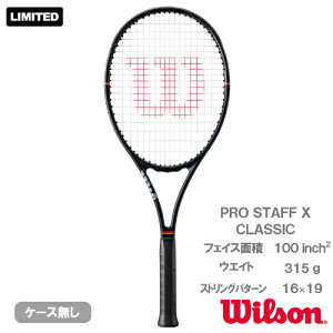 �E�C���\�� �v�� �X�^�b�t X �N���V�b�N�iwilson PRO STAFF X CLASSIC WR210511U�j�d���e�j�X���P�b�g 26SS�y���[�J�[��񂹏��i�z