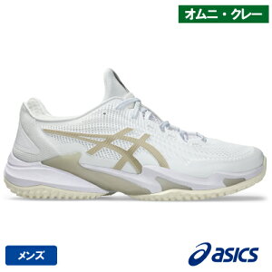 �A�V�b�N�X �R�[�g FF 3 OC�iasics COURT FF 3 OC 1041A369 107�j �e�j�X�V���[�Y �����Y �I���j�N���[�p 26SS