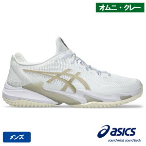 �A�V�b�N�X �R�[�g FF 3 OC�iasics COURT FF 3 OC 1041A369 107�j �e�j�X�V���[�Y �����Y �I���j�N���[�p 26SS