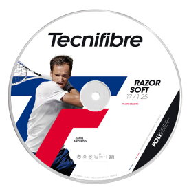 テクニファイバー レーザーソフト カーボン 200M ロール (tecnifibre RAZOR SOFT 04RRAS) ポリエステル ストリング 23SS 【メーカー取寄せ商品】