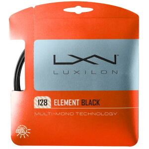 ルキシロン LUXILON 硬式ストリング エレメント ブラック 128 ELEMENT BLACK 128 WRZ990410 22FW