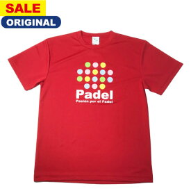 【SALE】ウインザーオリジナルPADEL Tシャツ（RP5001-レッド）[男女兼用][ウインザーオリジナル]