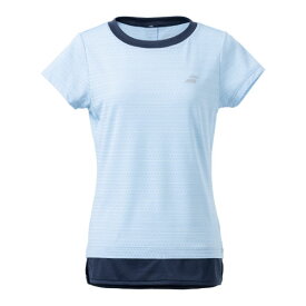 【ネットバーゲン】バボラ PURE SHORT SLEEVE SHIRT （ BWG2374 - BL00 ）[ Babolat LS レディース ]22FW