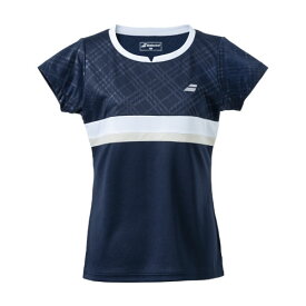 【ネットバーゲン】バボラ PURE SHORT SLEEVE SHIRT （ BWG2375 - NV00 ）[ Babolat LS レディース ]22FW