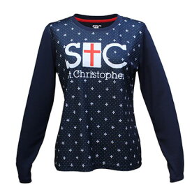 【ネットバーゲン】セントクリストファー マリンロングスリーブ （ STC-BBW6317-NVWH ）[ St.christopher LS レディース ]22FW