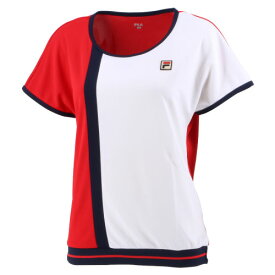 【ネットバーゲン】フィラ ゲームシャツ （ VL2496 - 11 ）[ FILA LS レディース ]22SS※ウインザーオリジナル