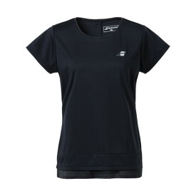 【ネットバーゲン】バボラ VS SHORT SLEEVE SHIRT （ BWP3571-BK00 ）[ BabolaT LS レディース ]23FW