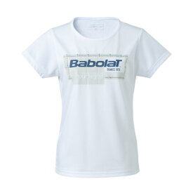 【ネットバーゲン】バボラ PURE SHORT SLEEVE SHIRT （ BWP3578-WH00 ）[ BabolaT LS レディース ]23FW