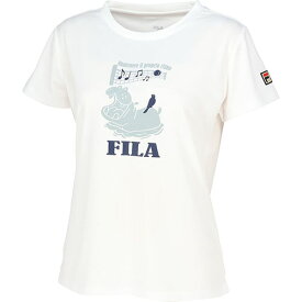 【ネットバーゲン】フィラ 大会販売グラフィックTシャツ （ VL2792-01 ）[ FILA LS レディース ]23FW