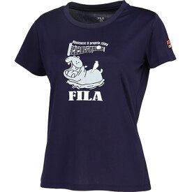 【ネットバーゲン】フィラ 大会販売グラフィックTシャツ （ VL2792-20 ）[ FILA LS レディース ]23FW