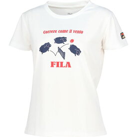 【ネットバーゲン】フィラ 大会販売グラフィックTシャツ （ VL2793-01 ）[ FILA LS レディース ]23FW