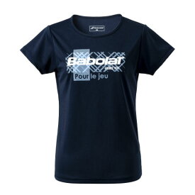 【ネットバーゲン】バボラ PURE SHORT SLEEVE SHIRT （ BWP3526 - NV00 ）[ BabolaT LS レディース ]23SS