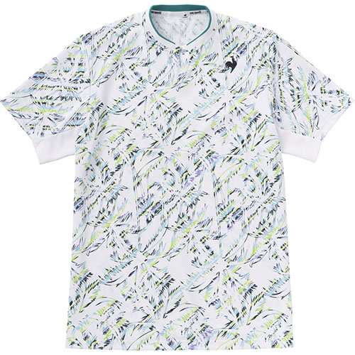 ルコックスポルティフ ExcDRY D-tec グラフィックゲームシャツ （ QTMVJA20 WH ）[ lecoq sportif MS メンズ ]23SS