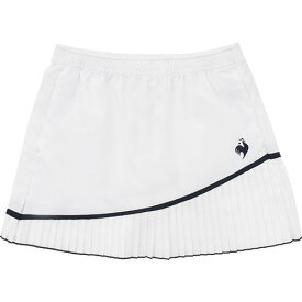 【ネットバーゲン】ルコックスポルティフ プリーツスコート （ QTWVJE00 - WH ）[ lecoq sportif SK レディース ]23SS