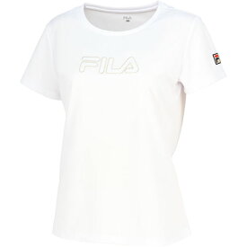 フィラ アップリケTシャツ （ VL2819-01 ）[ FILA LS レディース ]24SS