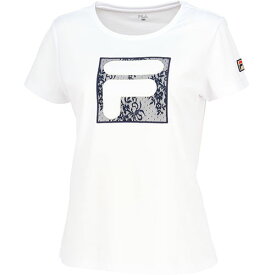 フィラ アップリケTシャツ （ VL2840-01 ）[ FILA LS レディース ]24SS