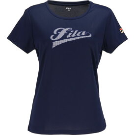 フィラ アップリケTシャツ （ VL2855-20 ）[ FILA LS レディース ]24SS