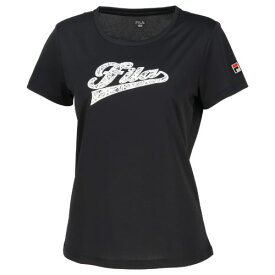 【別注数量限定】フィラ アップリケTシャツ （ VL2896-08 ）[ FILA LS レディース ]24SS※ウインザーオリジナル