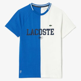 ラコステ 『ダニール・メドベージェフ』アシンメトリードライTシャツ （ TH7538-10-IQU ）[ LACOSTE MS メンズ ]24SS