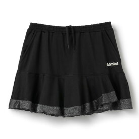 【別注数量限定】アドミラル ラメニットヘムアシメフリルスコート （ ATLA35W-10 ）[ Admiral SK レディース ]25FW※ウインザーオリジナル